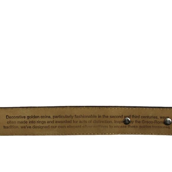 Brighton Museum Collection Vintage Brown Roman Mythology Medallions Belt Size SM main image 8